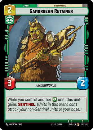 Gamorrean Retainer (112/262) [Shadows of the Galaxy] 
