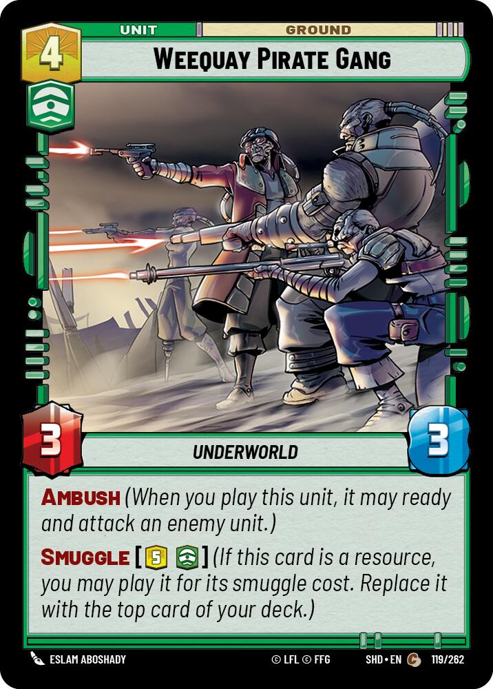 Weequay Pirate Gang (119/262) [Shadows of the Galaxy] 