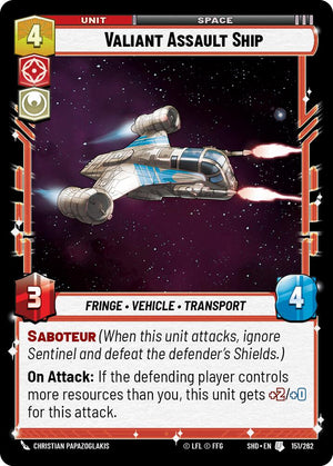 Valiant Assault Ship (151/262) [Shadows of the Galaxy] 