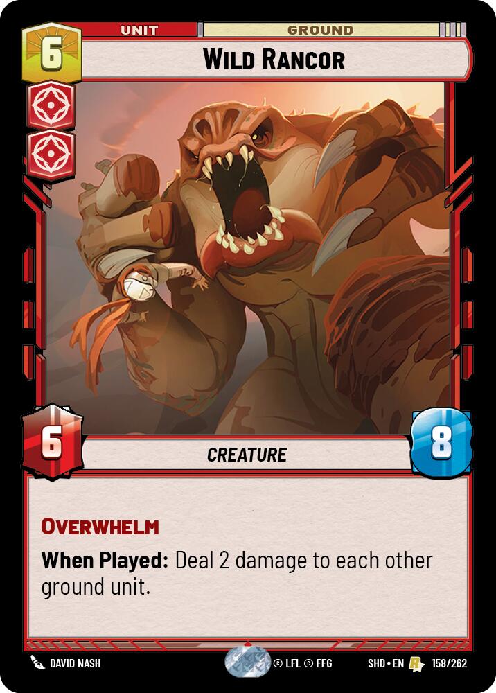 Wild Rancor (158/262) [Shadows of the Galaxy] 