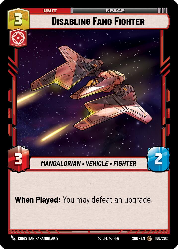 Disabling Fang Fighter (166/262) (166/262) [Shadows of the Galaxy]