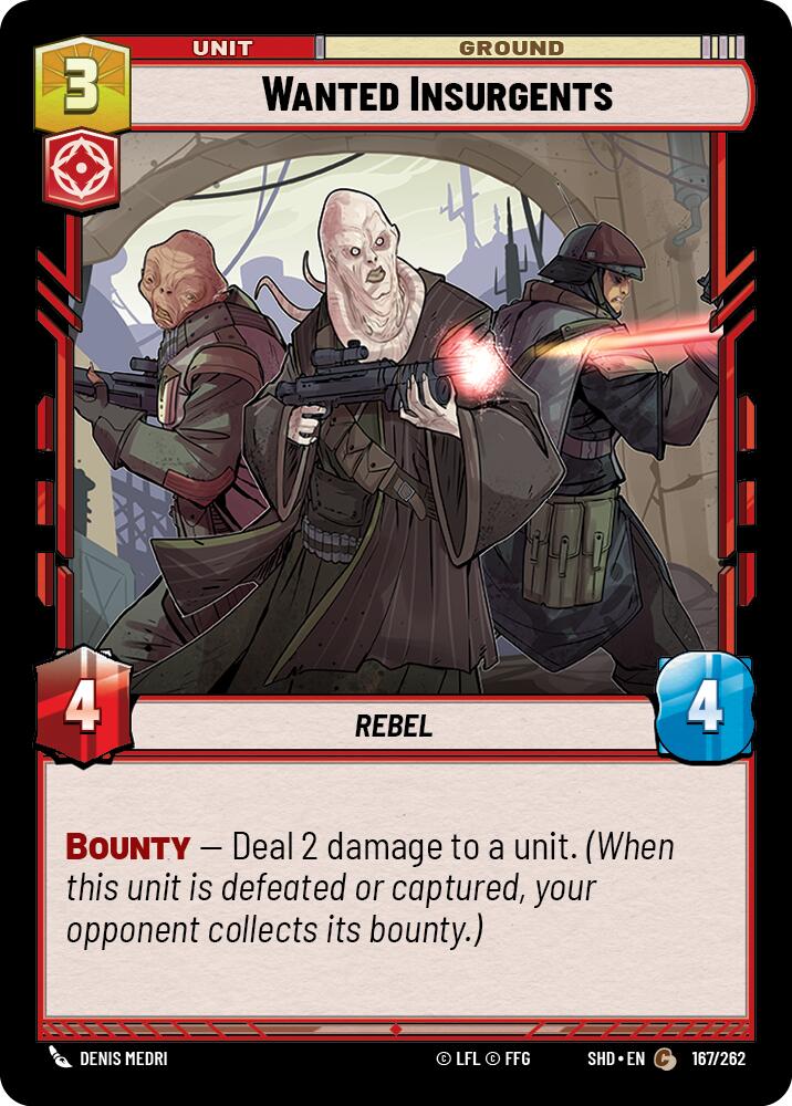Wanted Insurgents (167/262) [Shadows of the Galaxy] 