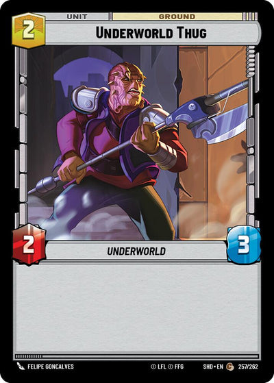 Underworld Thug (257/262) [Shadows of the Galaxy] 