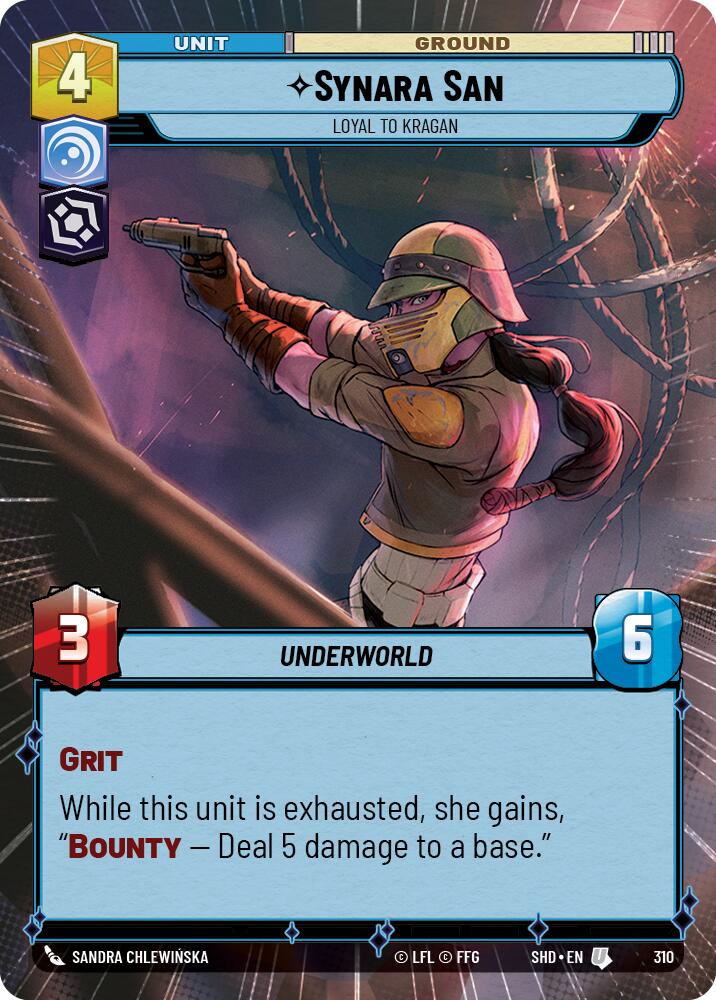 Synara San - Loyal to Kragan (Hyperspace) (310) [Shadows of the Galaxy] 