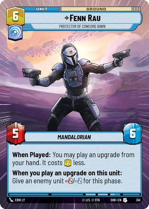 Fenn Rau - Protector of Concord Dawn (Hyperspace) (341) [Shadows of the Galaxy] 