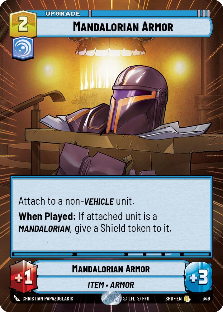 Mandalorian Armor (Hyperspace) (346) [Shadows of the Galaxy] 