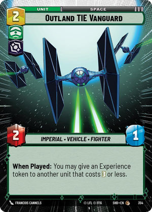Outland TIE Vanguard (Hyperspace) (354) [Shadows of the Galaxy] 