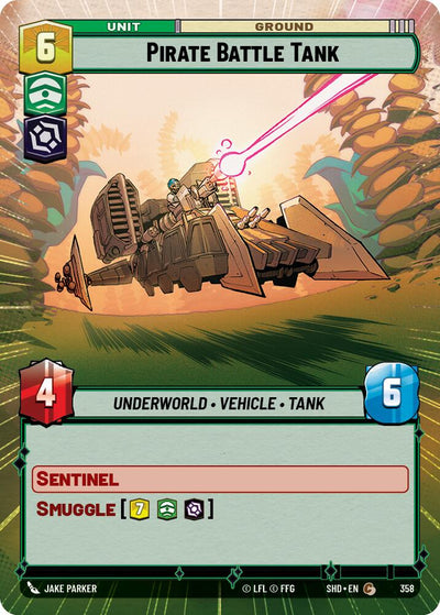 Pirate Battle Tank (Hyperspace) (358) [Shadows of the Galaxy] 