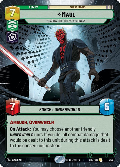 Maul - Shadow Collective Visionary (Hyperspace) (359) [Shadows of the Galaxy] 