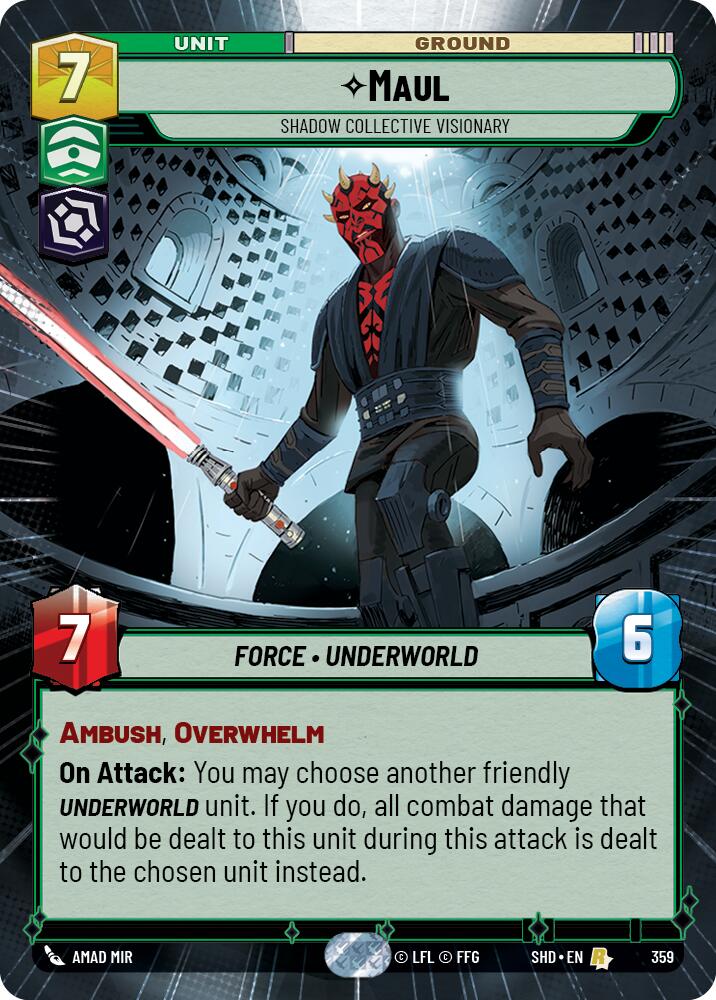 Maul - Shadow Collective Visionary (Hyperspace) (359) [Shadows of the Galaxy] 