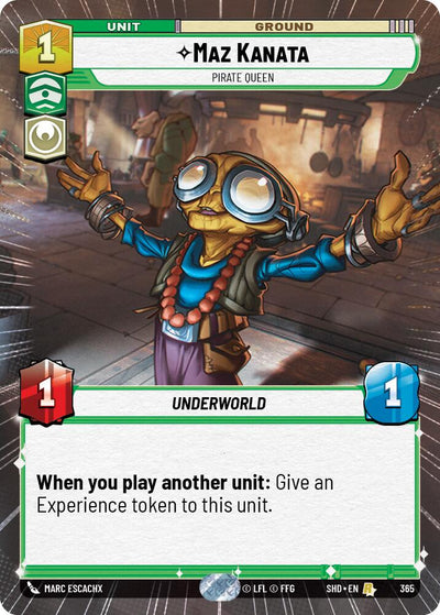 Maz Kanata - Pirate Queen (Hyperspace) (365) [Shadows of the Galaxy] 