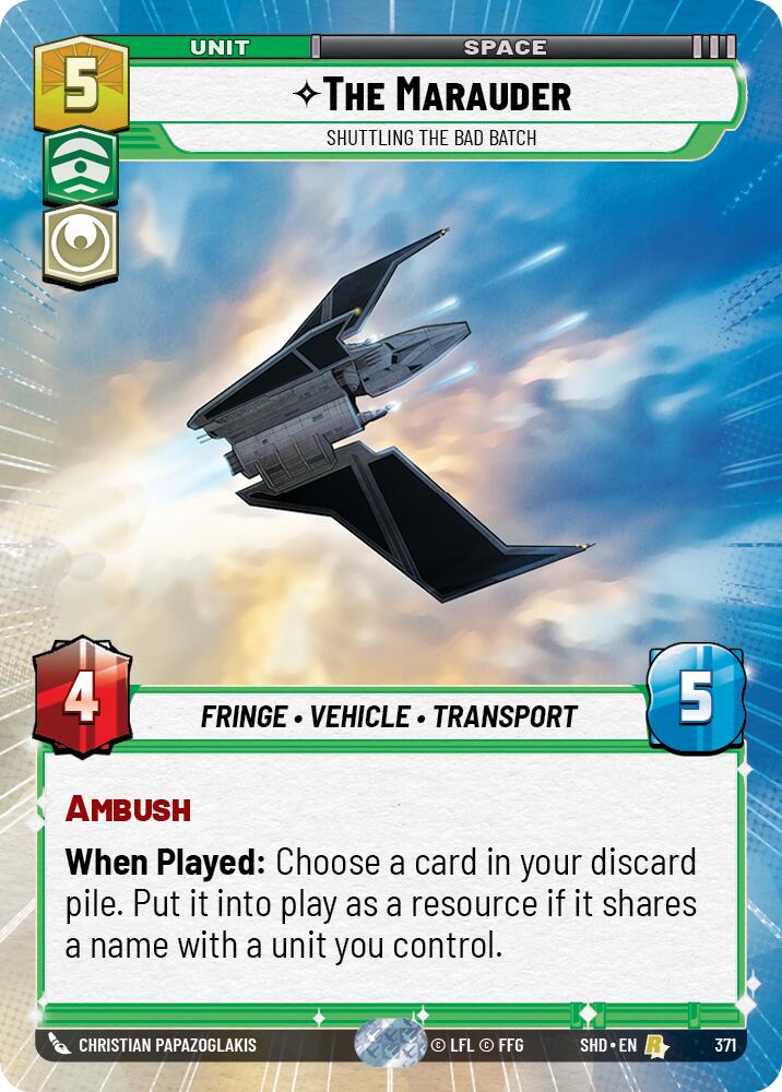 The Marauder - Shuttling the Bad Batch (Hyperspace) (371) [Shadows of the Galaxy] 