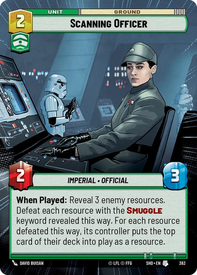 Scanning Officer (Hyperspace) (383) [Shadows of the Galaxy] 