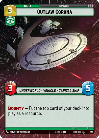 Outlaw Corona (Hyperspace) (385) [Shadows of the Galaxy] 