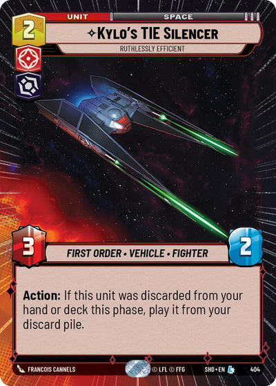 Kylo's TIE Silencer - Ruthlessly Efficient (Hyperspace) (404) [Shadows of the Galaxy] 