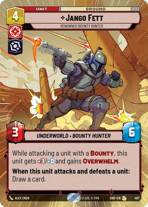 Jango Fett - Renowned Bounty Hunter (Hyperspace) (407) [Shadows of the Galaxy] 