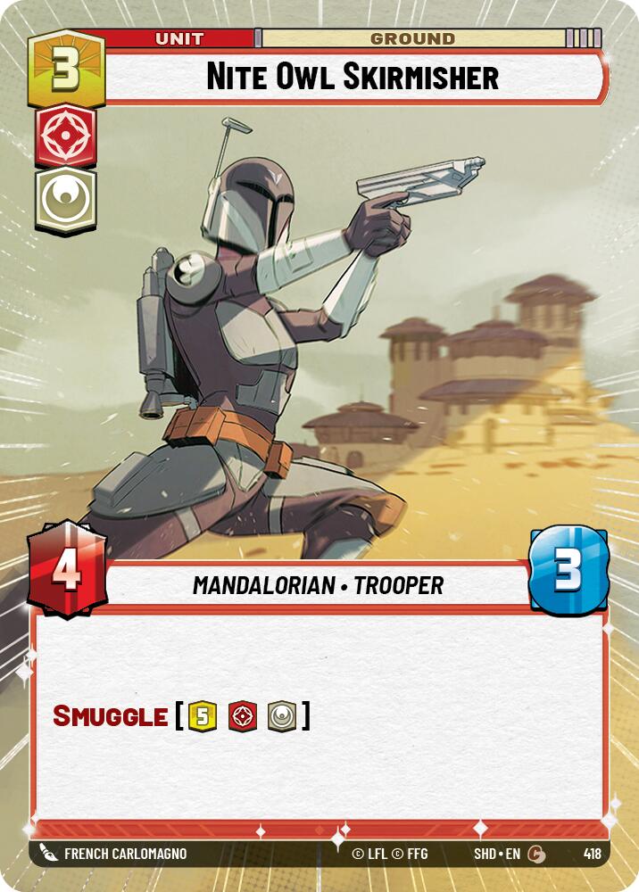 Nite Owl Skirmisher (Hyperspace) (418) [Shadows of the Galaxy] 