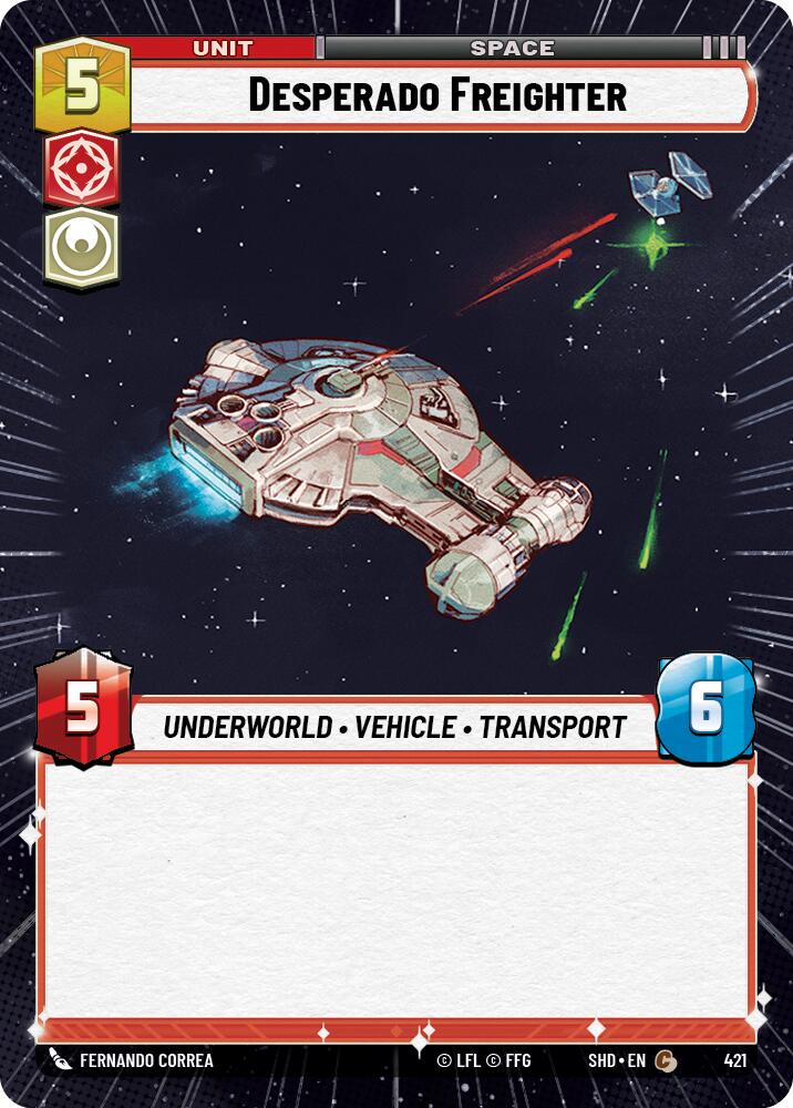 Desperado Freighter (Hyperspace) (421) [Shadows of the Galaxy] 