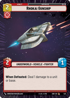 Rhokai Gunship (Hyperspace) (433) [Shadows of the Galaxy] 