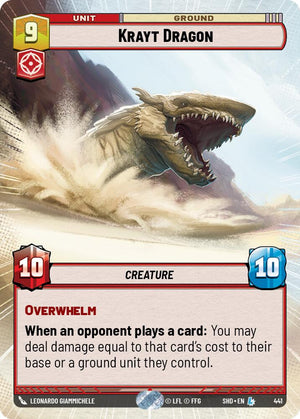 Krayt Dragon (Hyperspace) (441) [Shadows of the Galaxy] 