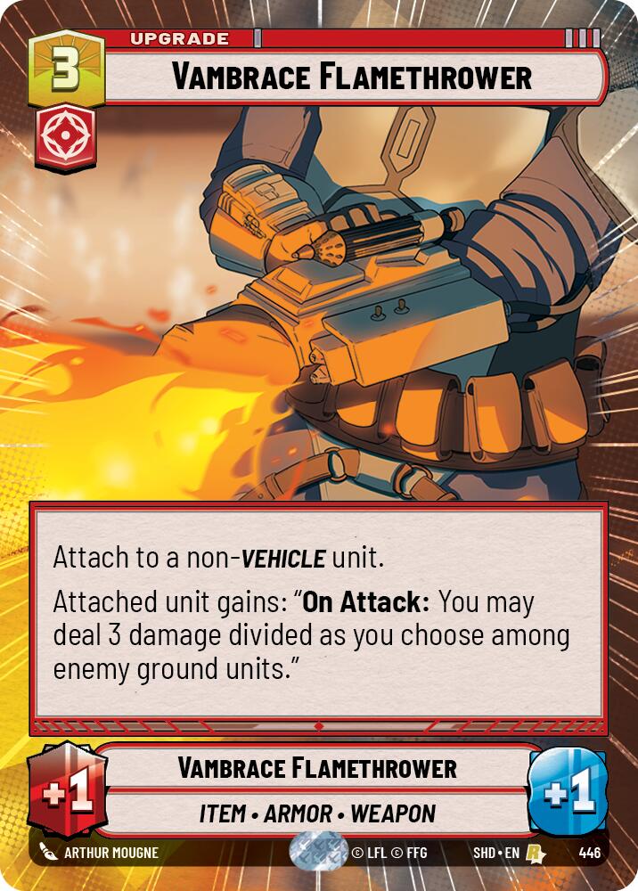 Vambrace Flamethrower (Hyperspace) (446) [Shadows of the Galaxy] 