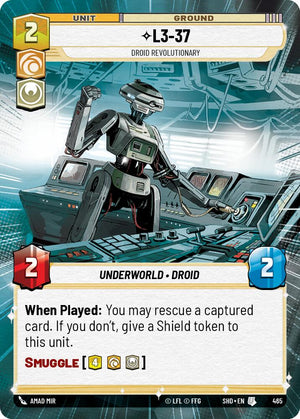 L3-37 - Droid Revolutionary (Hyperspace) (465) [Shadows of the Galaxy] 