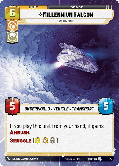 Millennium Falcon - Lando's Pride (Hyperspace) (472) [Shadows of the Galaxy] 
