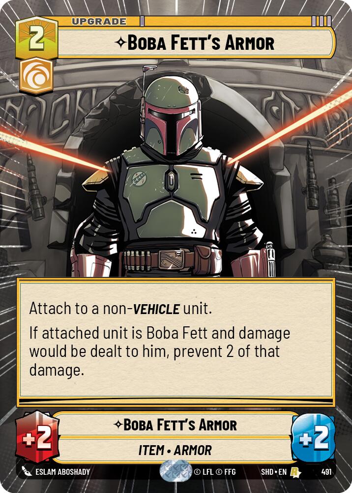 Boba Fett's Armor (Hyperspace) (491) [Shadows of the Galaxy] 