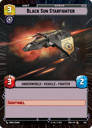 Black Sun Starfighter (502) (Hyperspace) (502) [Shadows of the Galaxy]