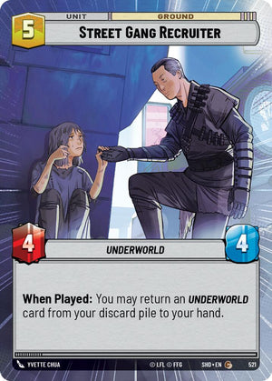 Street Gang Recruiter (521) (Hyperspace) (521) [Shadows of the Galaxy]
