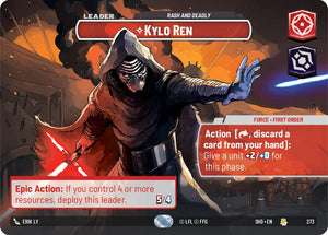 Kylo Ren - Rash and Deadly (273) (Showcase) (273) [Shadows of the Galaxy]