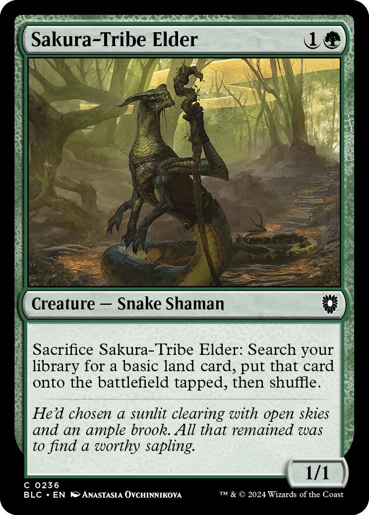 Sakura-Tribe Elder [Bloomburrow Commander] 