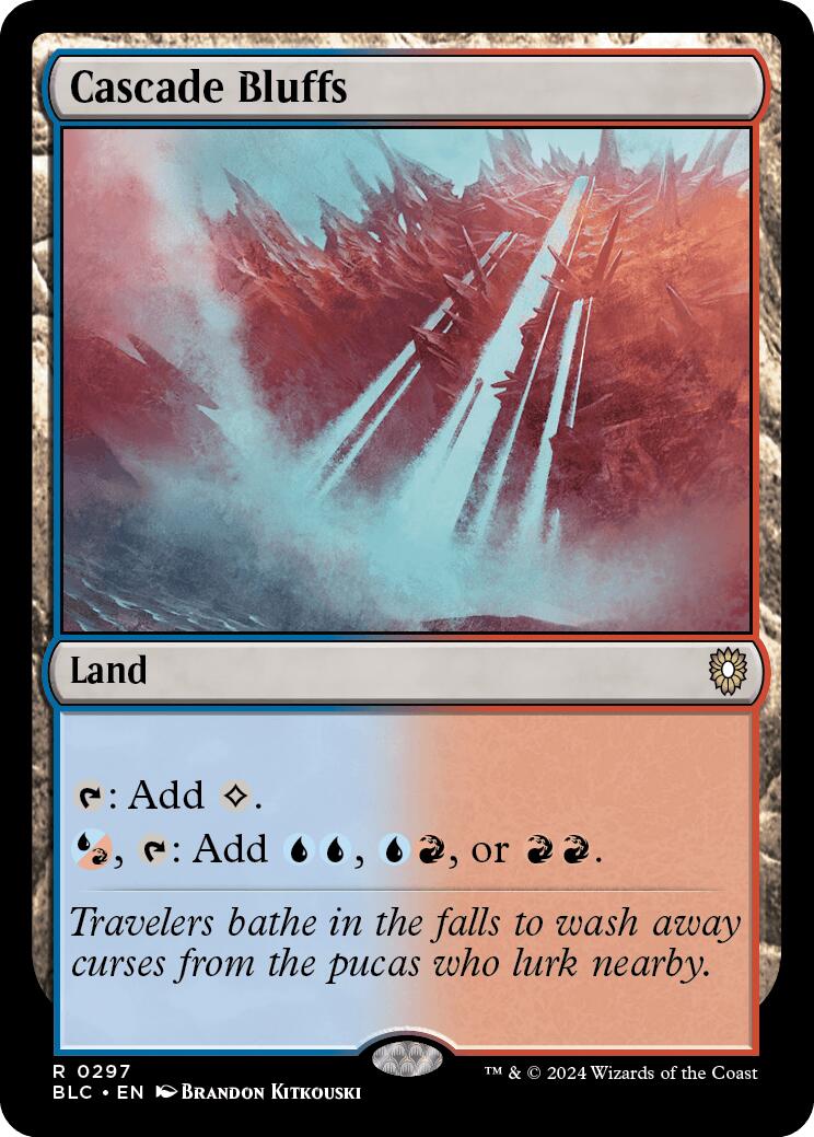 Cascade Bluffs [Bloomburrow Commander] 