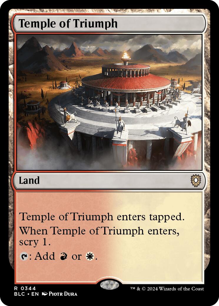 Temple of Triumph [Bloomburrow Commander] 