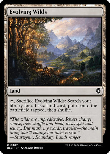 Evolving Wilds [Bloomburrow Commander] 