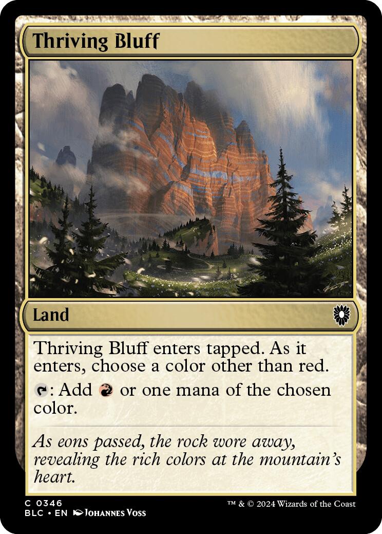 Thriving Bluff [Bloomburrow Commander] 