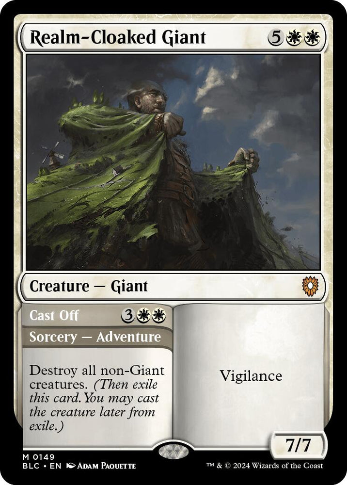 Realm-Cloaked Giant [Bloomburrow Commander] 