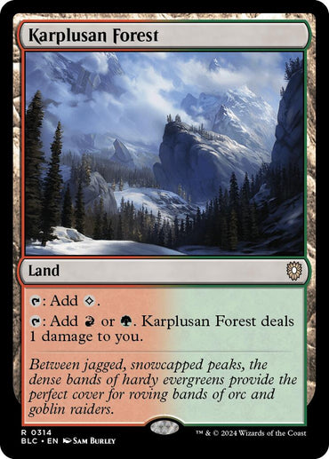 Karplusan Forest [Bloomburrow Commander] 