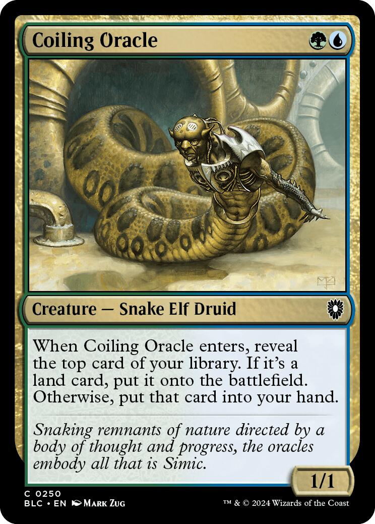 Coiling Oracle [Bloomburrow Commander] 