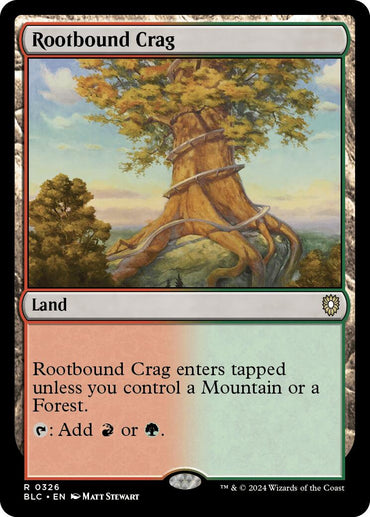 Rootbound Crag [Bloomburrow Commander] 