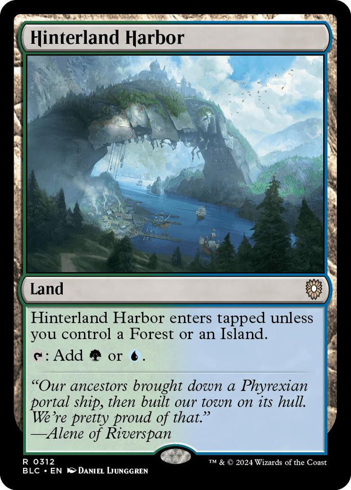 Hinterland Harbor [Bloomburrow Commander] 