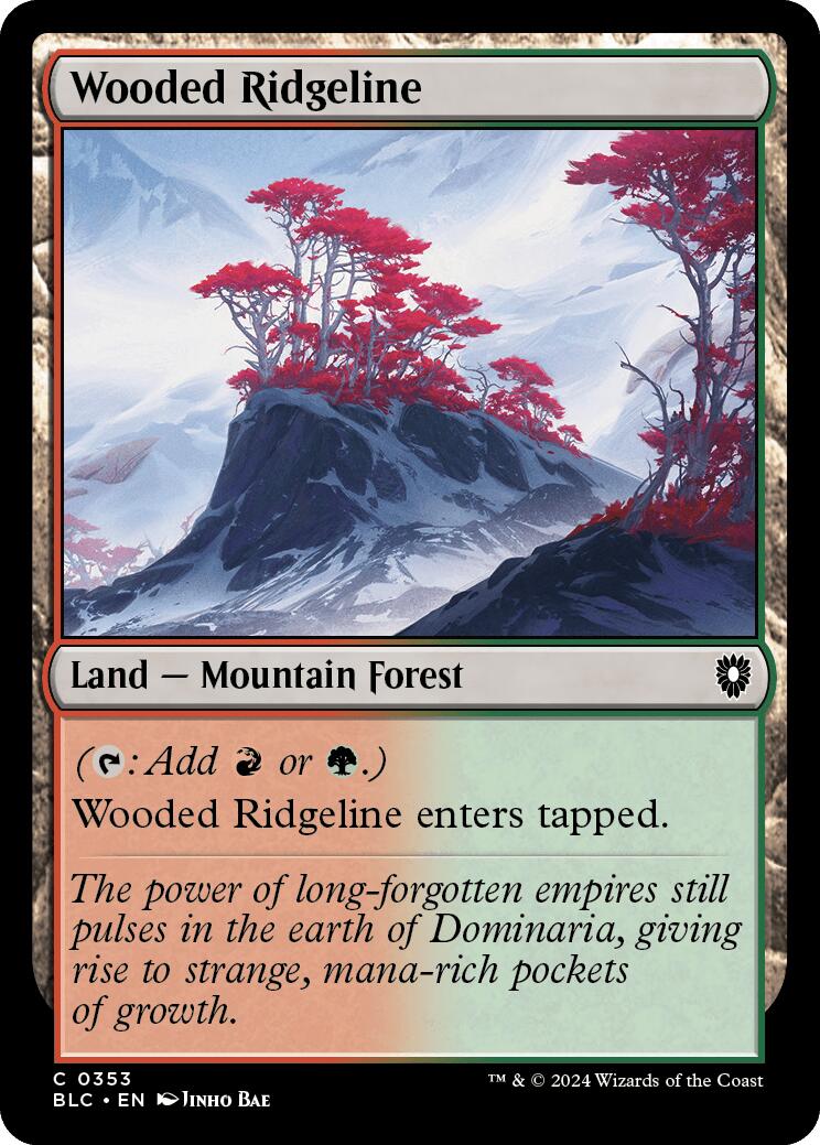 Wooded Ridgeline [Bloomburrow Commander] 