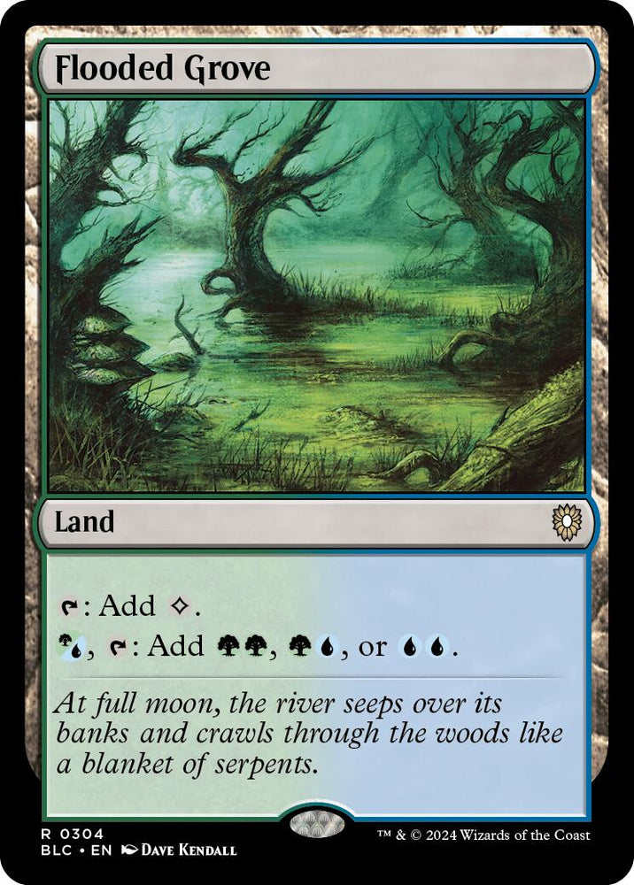 Flooded Grove [Bloomburrow Commander] 