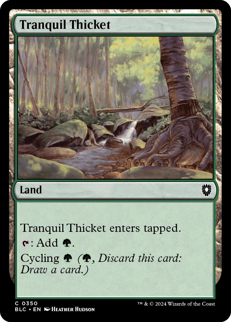 Tranquil Thicket [Bloomburrow Commander] 