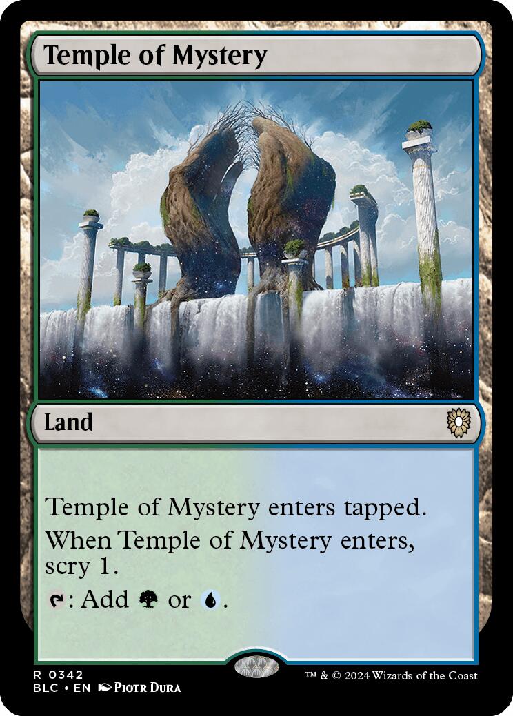 Temple of Mystery [Bloomburrow Commander] 