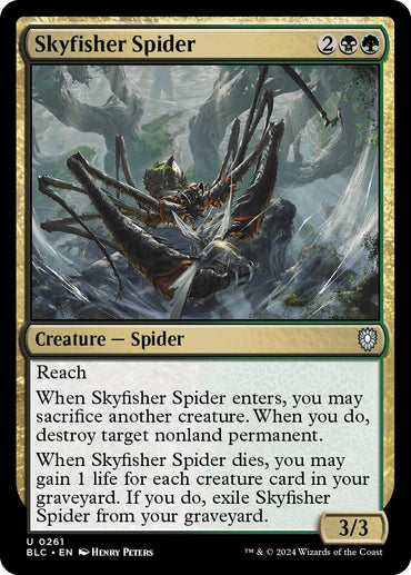 Skyfisher Spider [Bloomburrow Commander] 