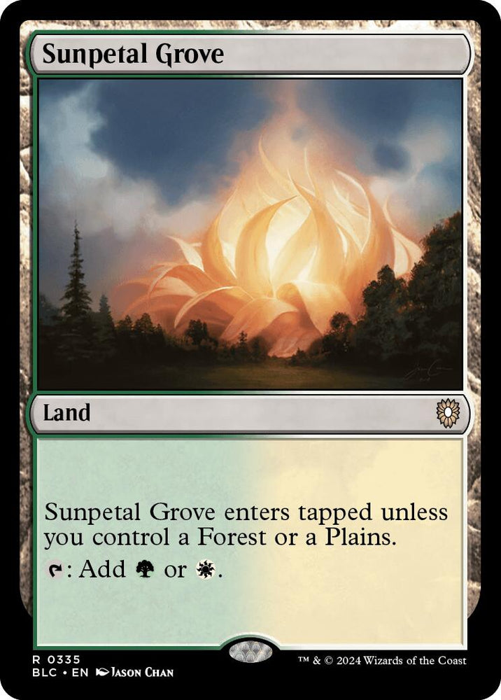 Sunpetal Grove [Bloomburrow Commander] 