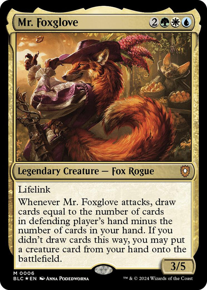 Mr. Foxglove [Bloomburrow Commander] 