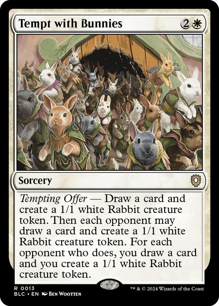 Tempt with Bunnies [Bloomburrow Commander] 