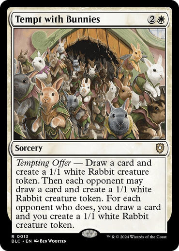 Tempt with Bunnies [Bloomburrow Commander] 